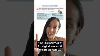 New Thailand Visa for Digital Nomads: Destination Thailand Visa (DTV) 2024