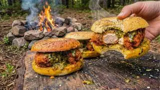 Fried Chicken Bagels : Wilderness Edition