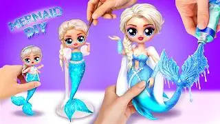 DIY Эльза стала русалкой! 10 поделок для L.O.L.
