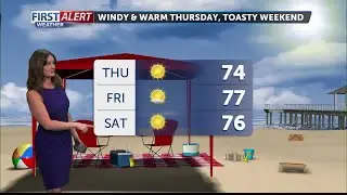 Warming Thursday, tracking a toasty weekend