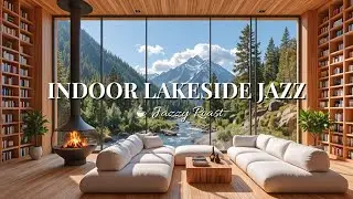Lakeside Cabin Jazz 🍂 Smooth Autumn Sounds to Relax, Study & Work