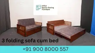 wooden sofa cum bed in Bangalore | rubber wood sofa cum bed | sofa cum bed manufacturer