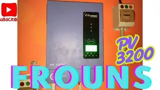 Frouns pv 3200 with Jinko  585 watt Solar panels and 70 amp batteries in Landhi Mansehrah colony