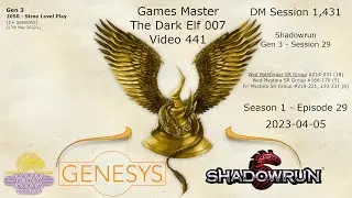 Shadowrun S01E29 - 2050 Gen 3 - Genesys - The four jobs of 2050 - Part 19 - Ancients test two