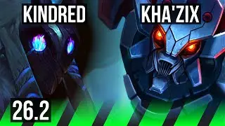 KINDRED vs KHA'ZIX (JGL) | 83K damage | EUW Grandmaster | 26.2