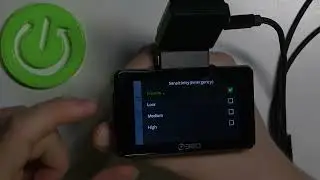 How to Adjust Emergency Record Sensitivity in 360 Dash Cam G500H?
