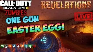REVELATIONS ONE GUN EASTER EGG! - Black Ops 3 Zombies Livestream Bo3 Zombies Gameplay