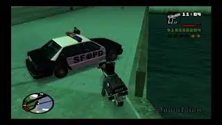 Grand Theft Auto: San Andreas cj busted 5 times for cops
