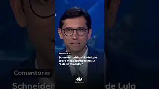 Schneider critica fala de Lula sobre megaopera&ccedil;&atilde;o no RJ:  &ldquo;&Eacute; de se lamentar&rdquo;