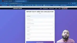 How to calculate import duty and taxes  | Duty Calculation | | Bill of Entry Calculation