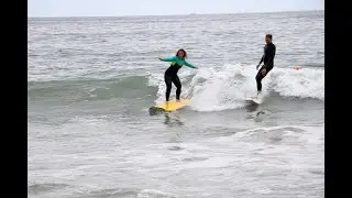 Laguna Beach Group Surfing Lesson 4-23-21 @saltydoggoff