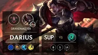 Darius Support vs Thresh - EUW Grandmaster Patch 10.2