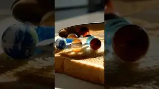 Glass Planets Spread on Toast ASMR 🌎🪐