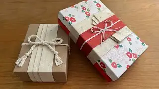 Simple Japanese-style Box Decoration: A beautiful alternative to wrapping entire box