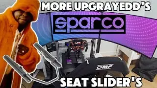 Seat Sliders and Brackets INSTALL - Dream Sim Rig  Upgrades 