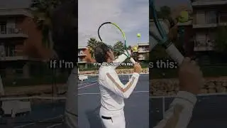 How to develop the best slice serve possible? Just check out this drill with Tina Jansone. #tennis