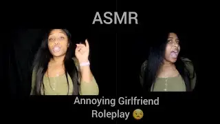 [ASMR] Annoying Girlfriend Roleplay | Tapping, Rambling & Lip Gloss Application