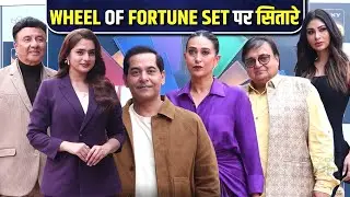 Karisma Kapoor, Mouni Roy and Ayesha Khan Spotted on Wheel of Fortune Set! Celebs Join the New Show!