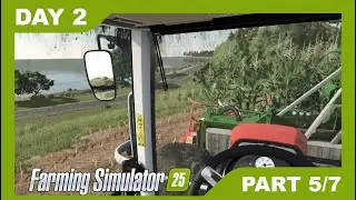 Making corn silage & talking to Ben on the CB  | FS25 &bull; roleplay &bull; ep11 - day 2