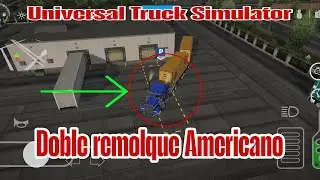 🚩😎👍Cómo estacionar doble remolque Americano Dolly tipo ( A ) en UTS. 