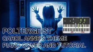 Poltergeist Main Theme (Carol Anne's Theme) | Jerry Goldsmith | Piano Keyboard Tutorial