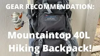 РЕКОМЕНДАЦИИ ПО СНАРЯЖЕНИЮ: походный рюкзак Mountaintop 40 л