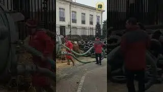 French Farmers Storm Paris with Tractors! Massive Protest Against EU-Mercosur Deal 2026 🚜🔥#shorts