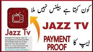Earning proof from Jazz tv app || Earning balance from jazz tv 2021