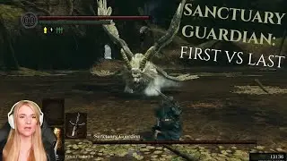 First vs Last...Sanctuary Guardian - Sanctuary Garden (DLC) - Dark Souls Remastered