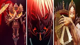 SCARLET NEXUS - All Bosses / Boss Fights + Ending
