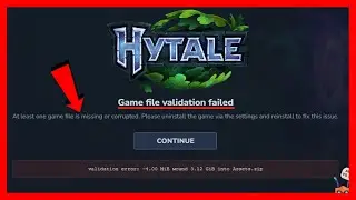 How to FIX Hytale Game File Validation Failed