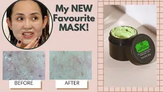 New favourite Face Mask 2021| BODY SHOP MATCHA GREEN TEA POLLUTION CLEARING MASK