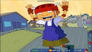 Rocket Power Extreme Arcade Games Gameplay - Rocket Rollerball