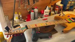 Cenker Baydere - Paradise Usa Ltd Jason Becker Model Gitar Birleştirme Aşamaları ve Ses Testi