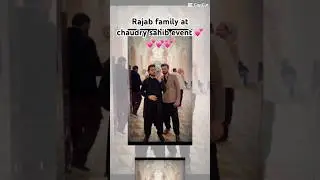 Rajab family with chaudry sahib @rajabbutt94 @Sistrology @DuckyBhai #trending #viral #pakistani