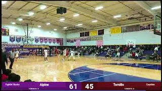 Alpine Buck Basketball vs. Tornillo