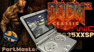 Doom 3 on GBA SP?! 🤯💥 RG35XXSP / Portmaster Showtime!! 🤩