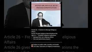 Right to Freedom of Religion 🇮🇳 | Articles 25&ndash;28 Explained Simply