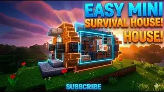 Minecraft: How to Make an Easy Small Survival House 🏡 | Simple & Fast Build Tutorial
