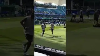Hardik Pandya Axar Patel Running Before Play At Dubai🔥🔥#cricket#shortsfeed#shorts#INDvsNZ#india