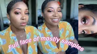 Full face of samples