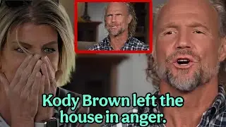 Breaking News : Kody Brown leaves home angry with family.