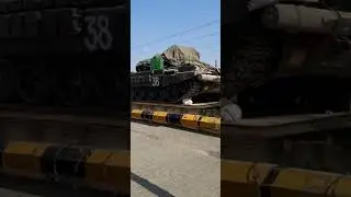 #shorts Army carrying TANK's on train Jai Hind Salute to Indian army