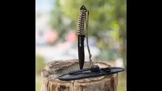 Ozark Trail knife testing,  Gary J