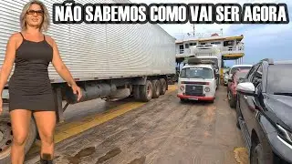 O CAMINHONEIRO DISSE QUE MANAUS TÁ UM CAOS EMBAIXO DE CHUVA E NÃO SABEMOS SE VAI DAR PRA ATRAVESSAR