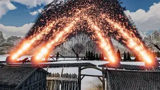 4 Super Mortars And Heroes vs Night Kings Wave - Ultimate Epic Battle Simulator 2