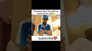 Aztec left TG🙄 Fozyajay on Live said something🤔 #ffesports #freefire