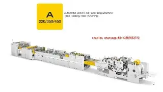Automatic Sheet Feeding Paper Bag Making Machine