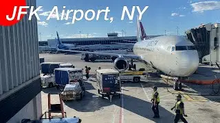 People Watching at John F. Kennedy Airport (JFK) in New York City | ASMR and Relaxation | Delta