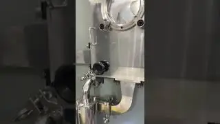 Air Classifying Bronze Powder in Elbow Jet Air Classifier #bronzepowder #classifier #manufacturing